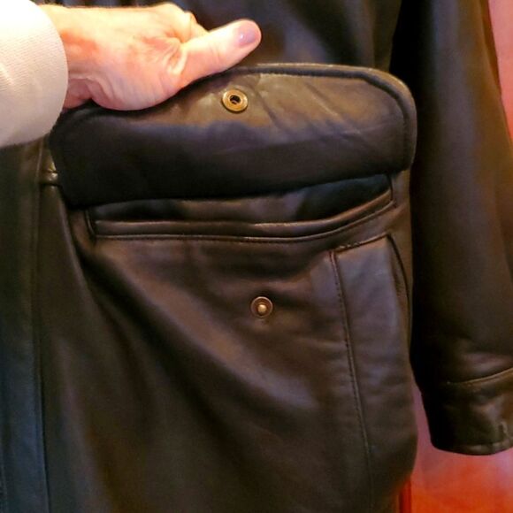 J.Park Collection Mens Leather Jacket! Size L Excellent Condition! - Picture 8 of 14